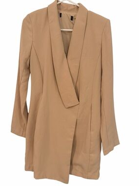 DO+BE Light Beige Blazer Short Dress Women’s Size Small BRAND NEW Tag Attached